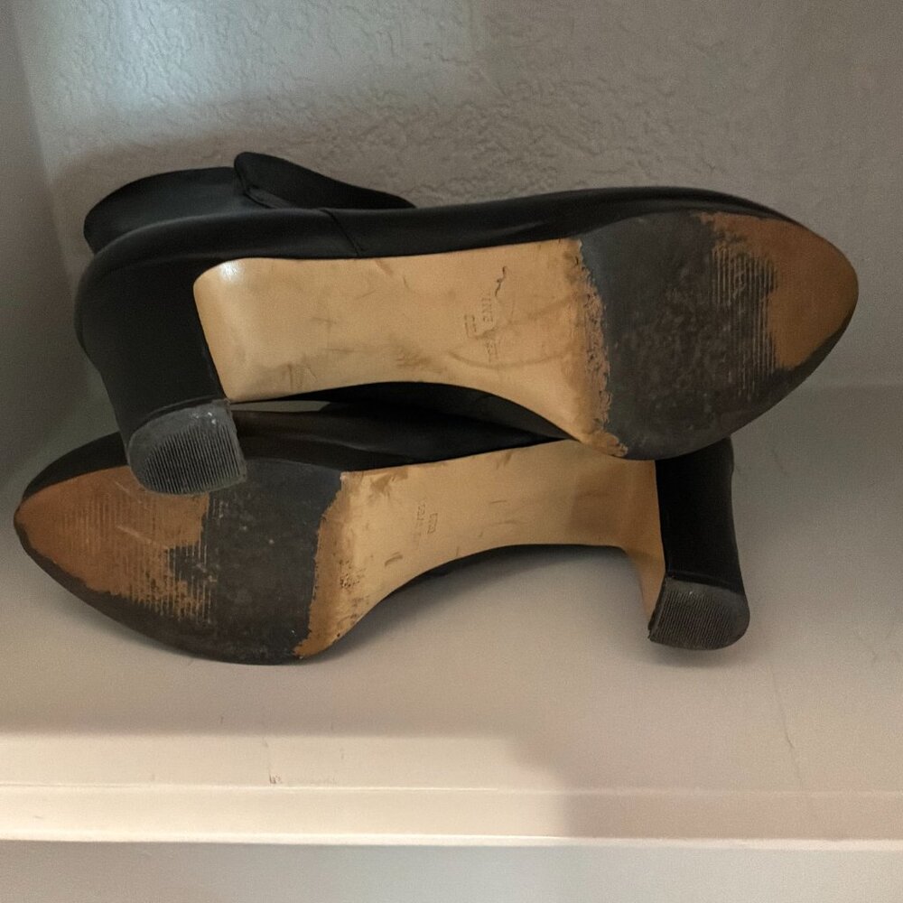 Nine West Women's black leather booties "Protege" size 8.5M - Picture 10 of 10